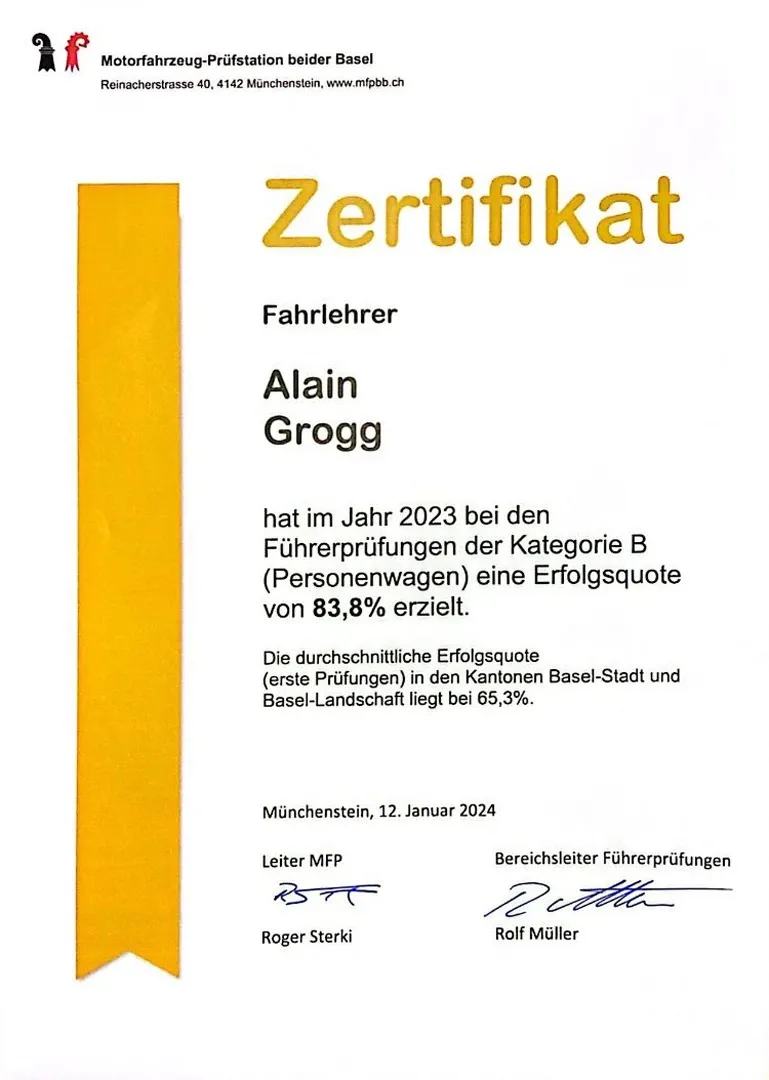 MFP-Zertifikat 2023: 83,8% Erfolgsquote